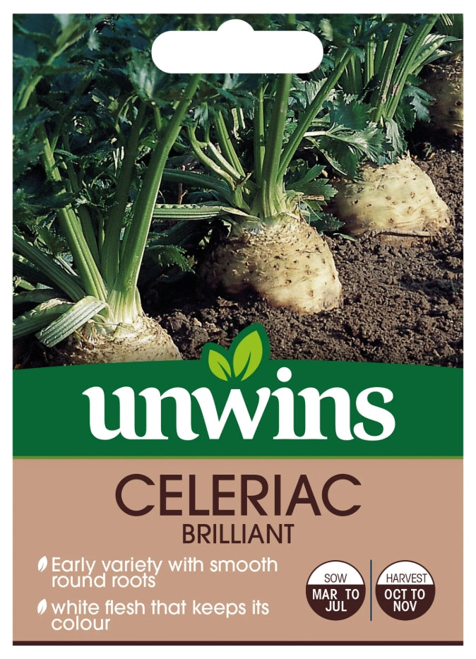 Unwins Celeriac Brilliant Seeds