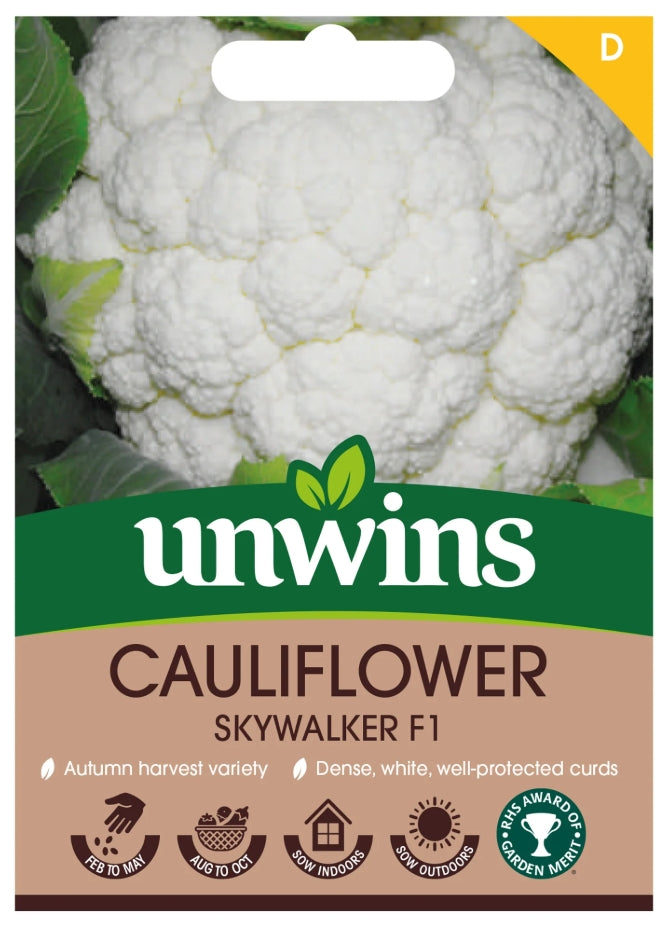 Unwins Cauliflower Skywalker F1 Seeds