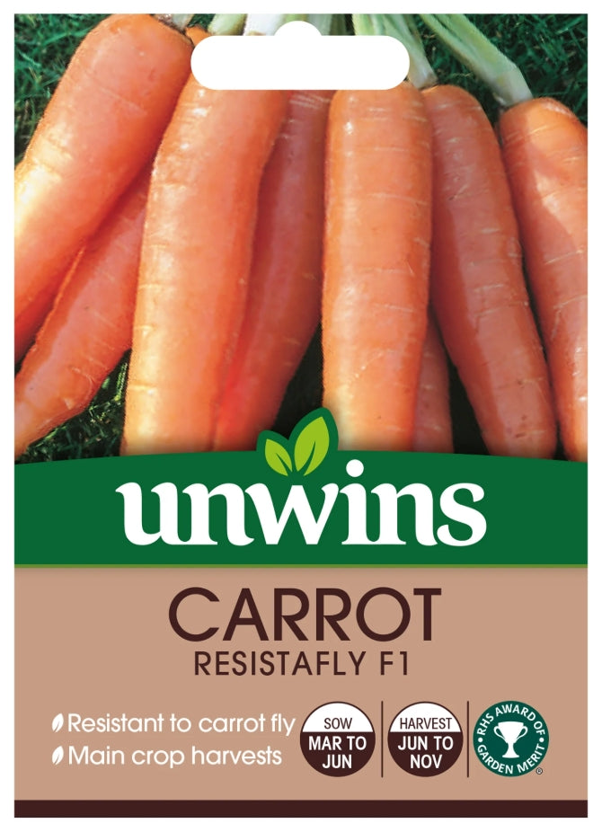 Unwins Carrot Resistafly F1 Seeds
