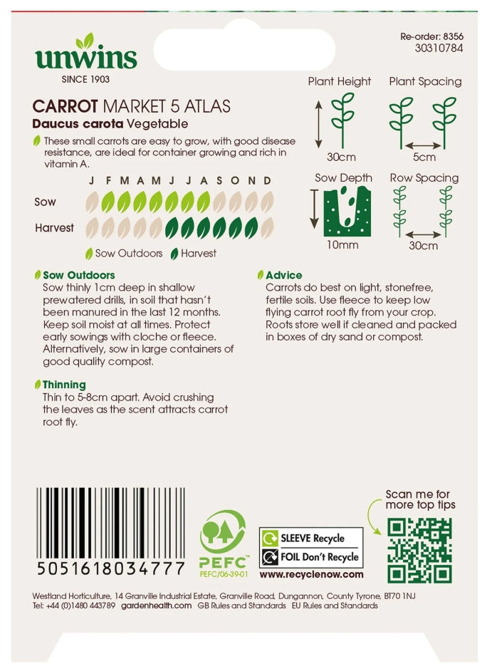 Unwins Carrot Market 5 Atlas Seeds