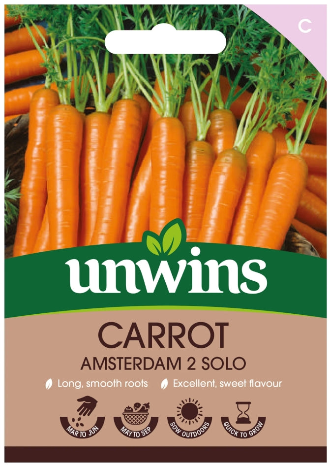 Unwins Carrot Amsterdam 2 Solo Seeds