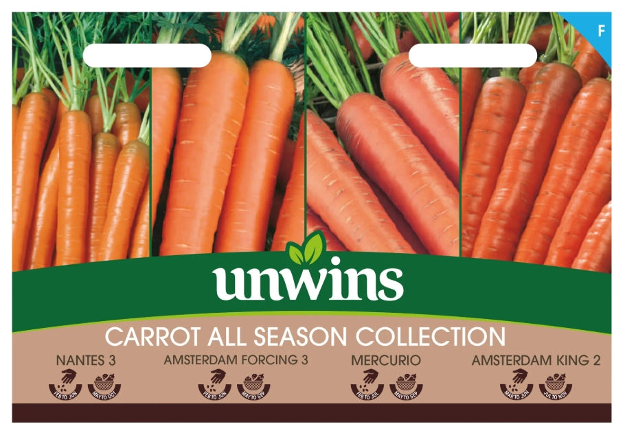 Unwins Carrot All Season Collection Pack Seeds