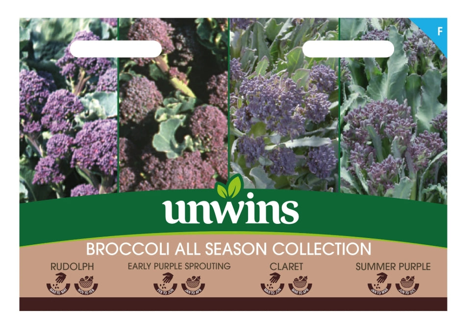 Unwins Broccoli All Season Collection Pack Seeds