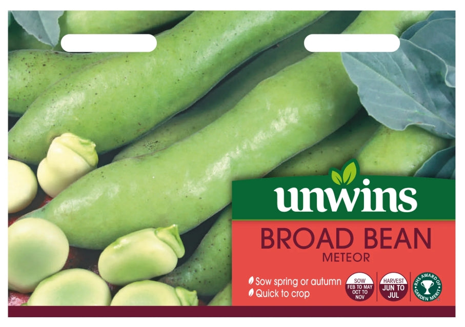 Unwins Broad Bean Meteor Seeds