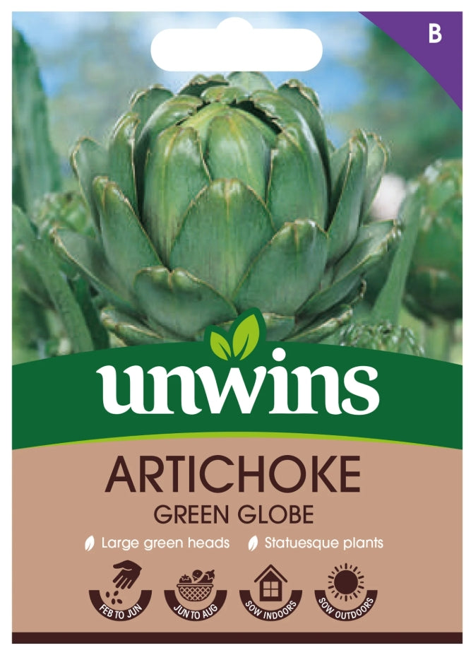 Unwins Artichoke Green Globe Seeds