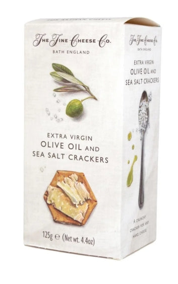The Fine Cheese Co. Extra Virgin Olive Oil and Sea Salt Crackers 125g