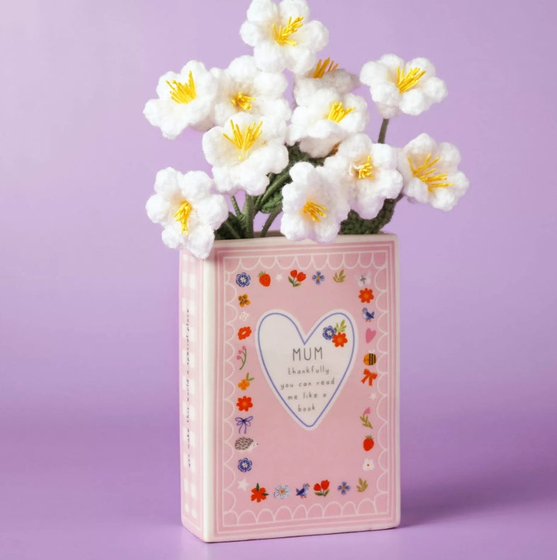 Celebrations Love Life Book Vase 15cm - Mum