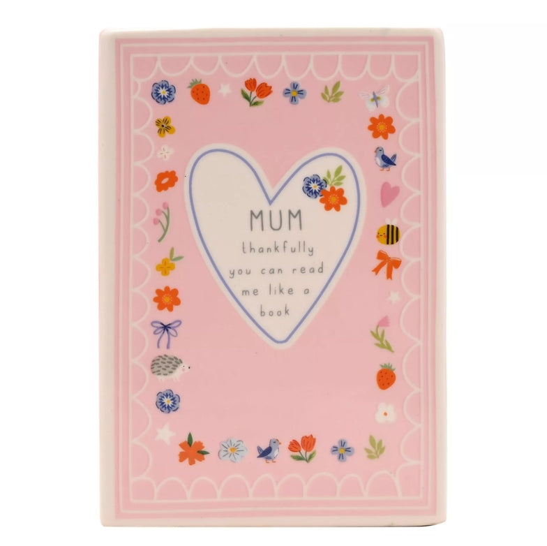 Celebrations Love Life Book Vase 15cm - Mum