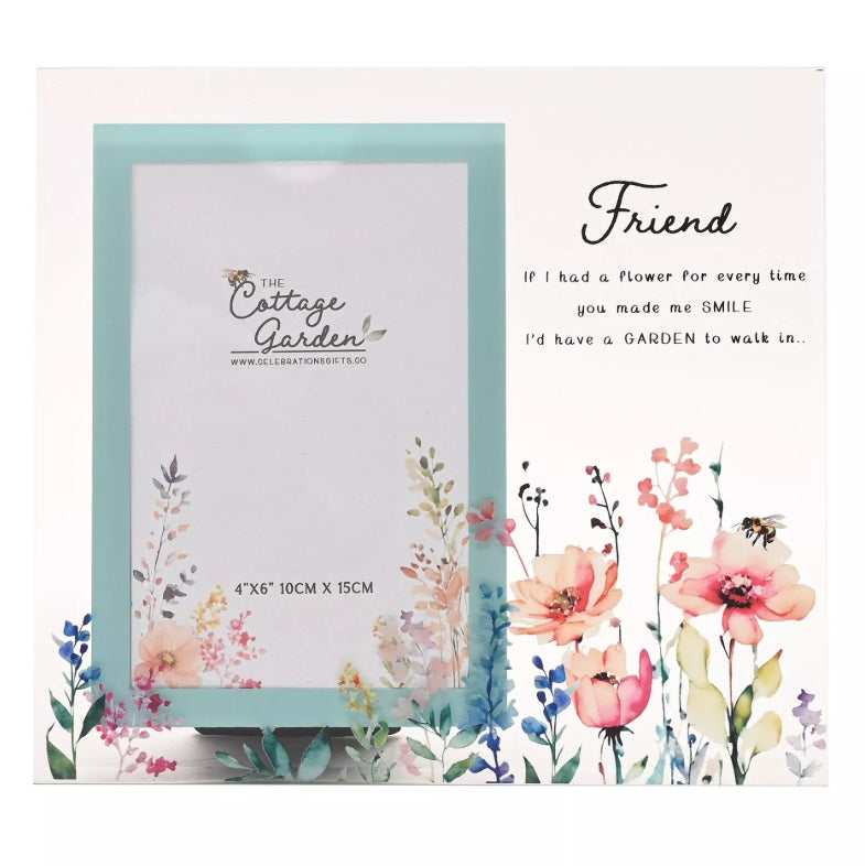 The Cottage Garden Glass Photo Frame Friend