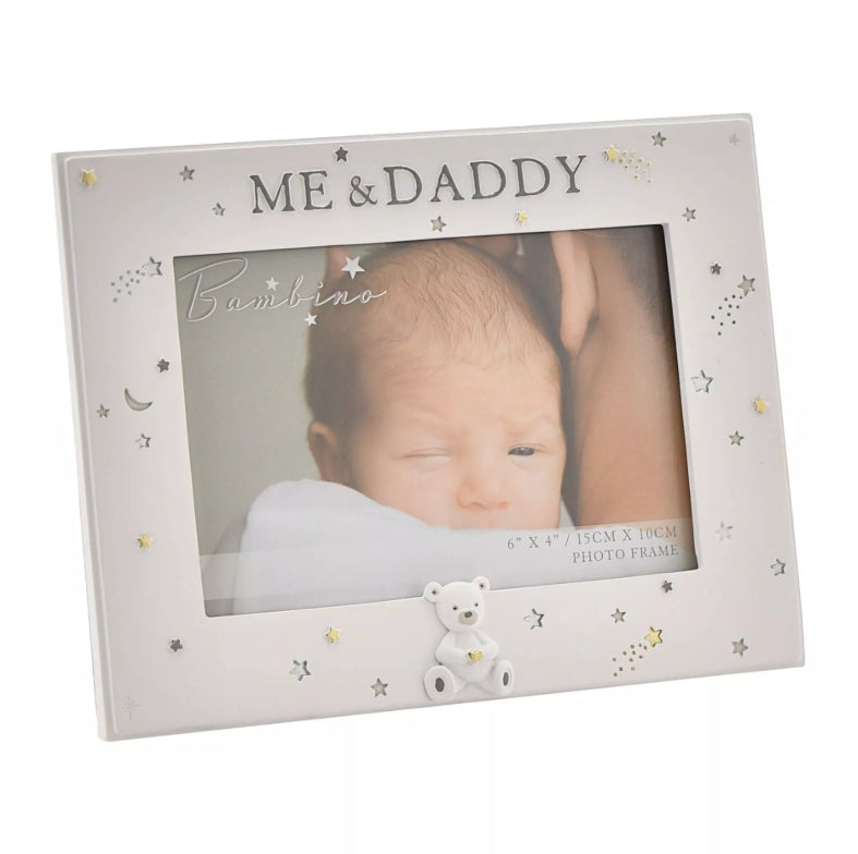 Bambino Resin Frame Daddy & Me 6"x 4"