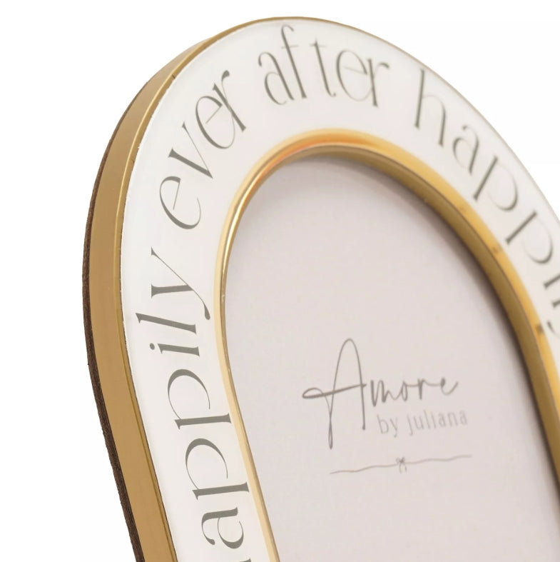 Amore Words Photo Frame 'Happily Ever After' 4"x 6"