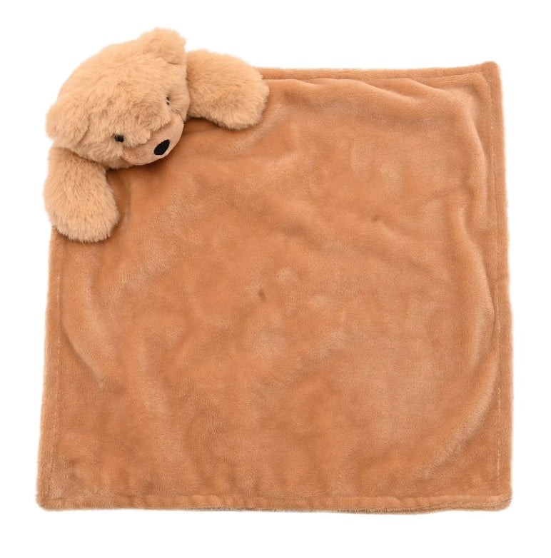 Softies Hudson Bear Light Brown - Baby Comforter