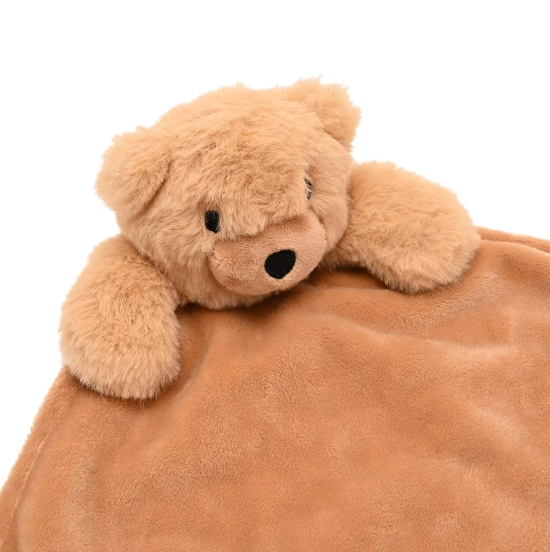 Softies Hudson Bear Light Brown - Baby Comforter