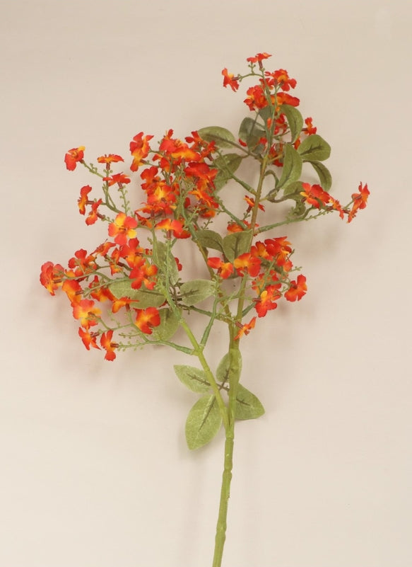 Gisela Graham Dark Orange Phlox Stem 77cm