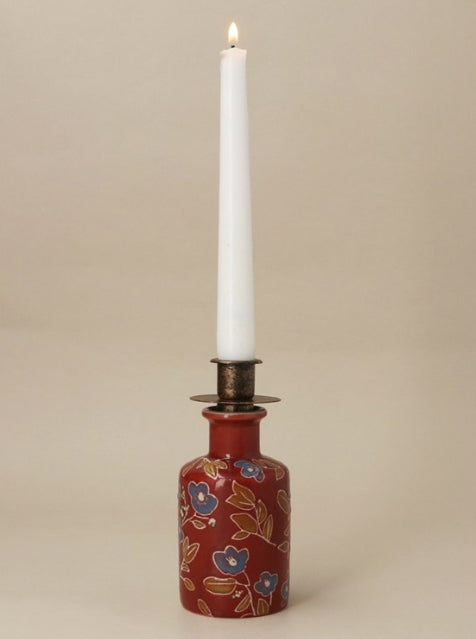 Gisela Graham Burnished Metal Candle Bottle Converter