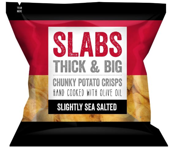 Slabs Sea Salt Chunky Potato Crisps 80g