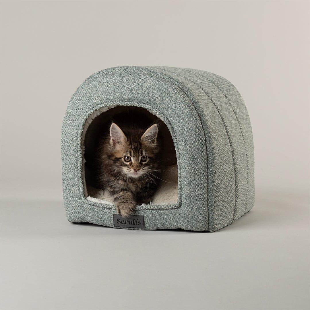 Scruffs Seattle Cave Cat Bed Topaz Green
