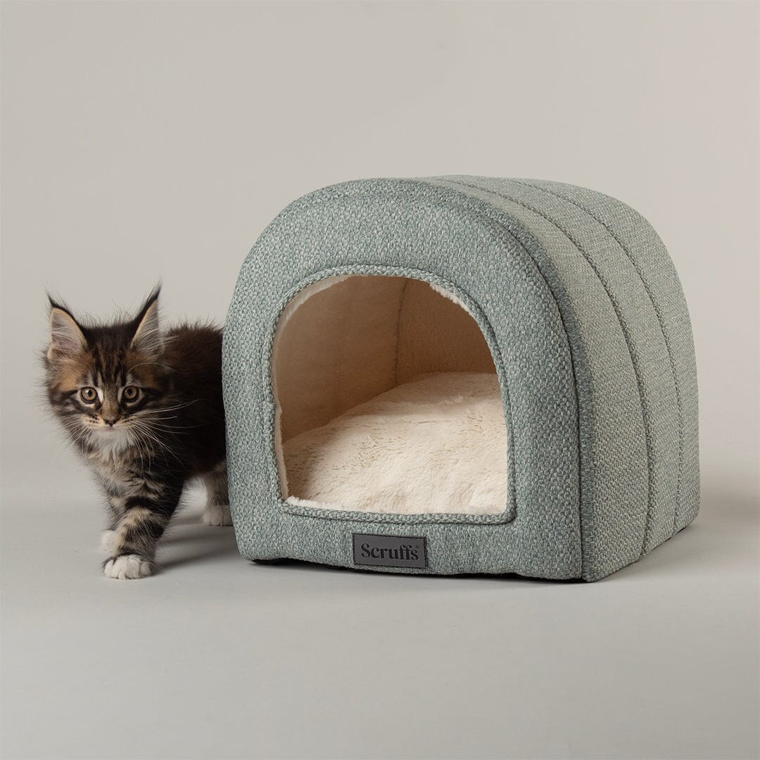 Scruffs Seattle Cave Cat Bed Topaz Green