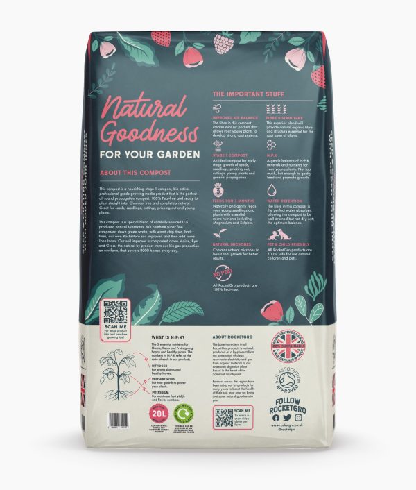 RocketGro Seed & Cutting Compost 20L