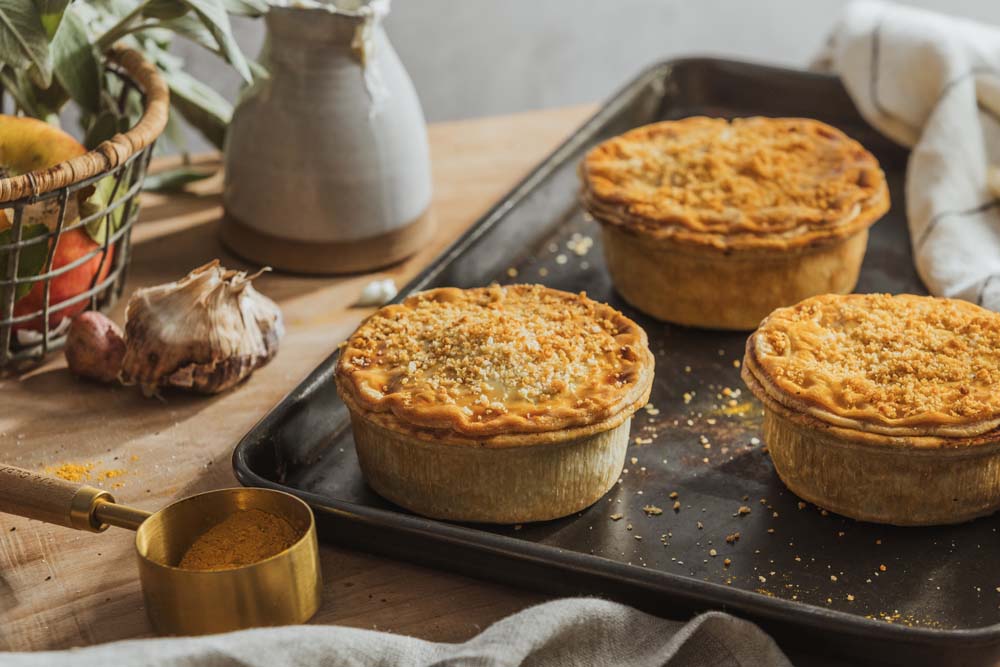 The Original Baker Frozen Slow Roasted Pork & Cider Pie
