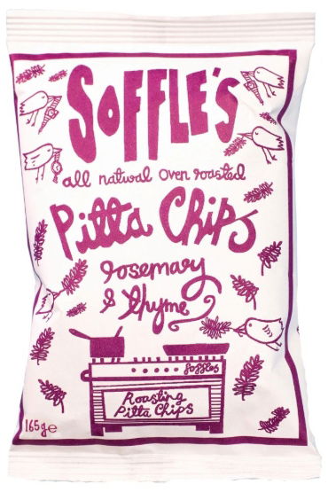 Soffle's Rosemary & Thyme Pitta Chips 165g