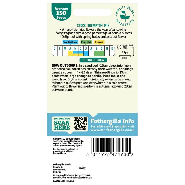 Mr Fothergills Stock Brompton Mix