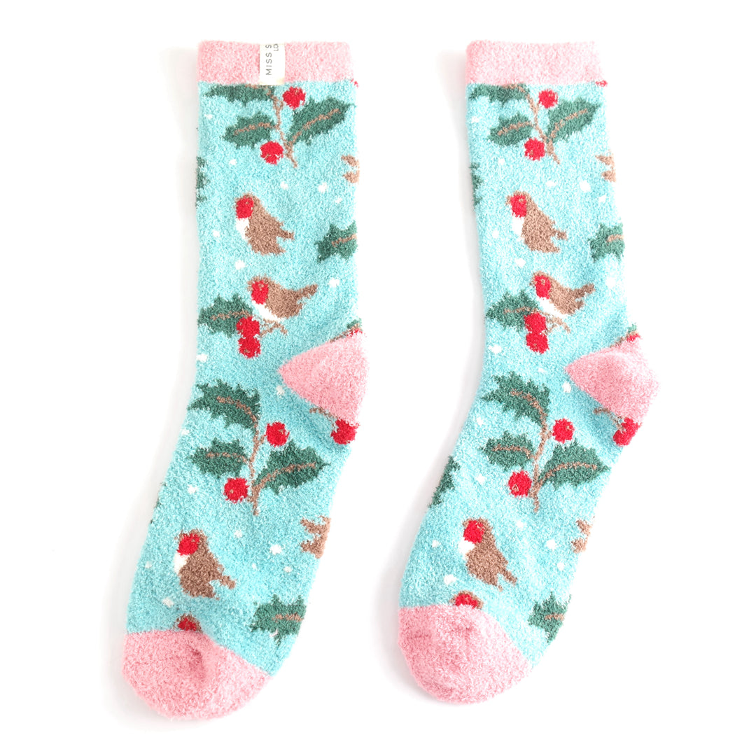 Fluffy Winter Hedgerow Duck Egg