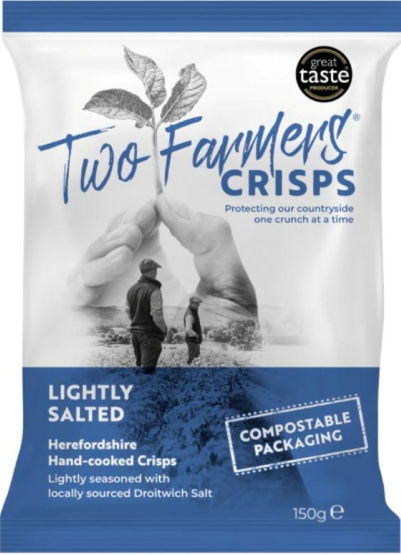 Two Farmers Gluten Free Lightly Salted 150g