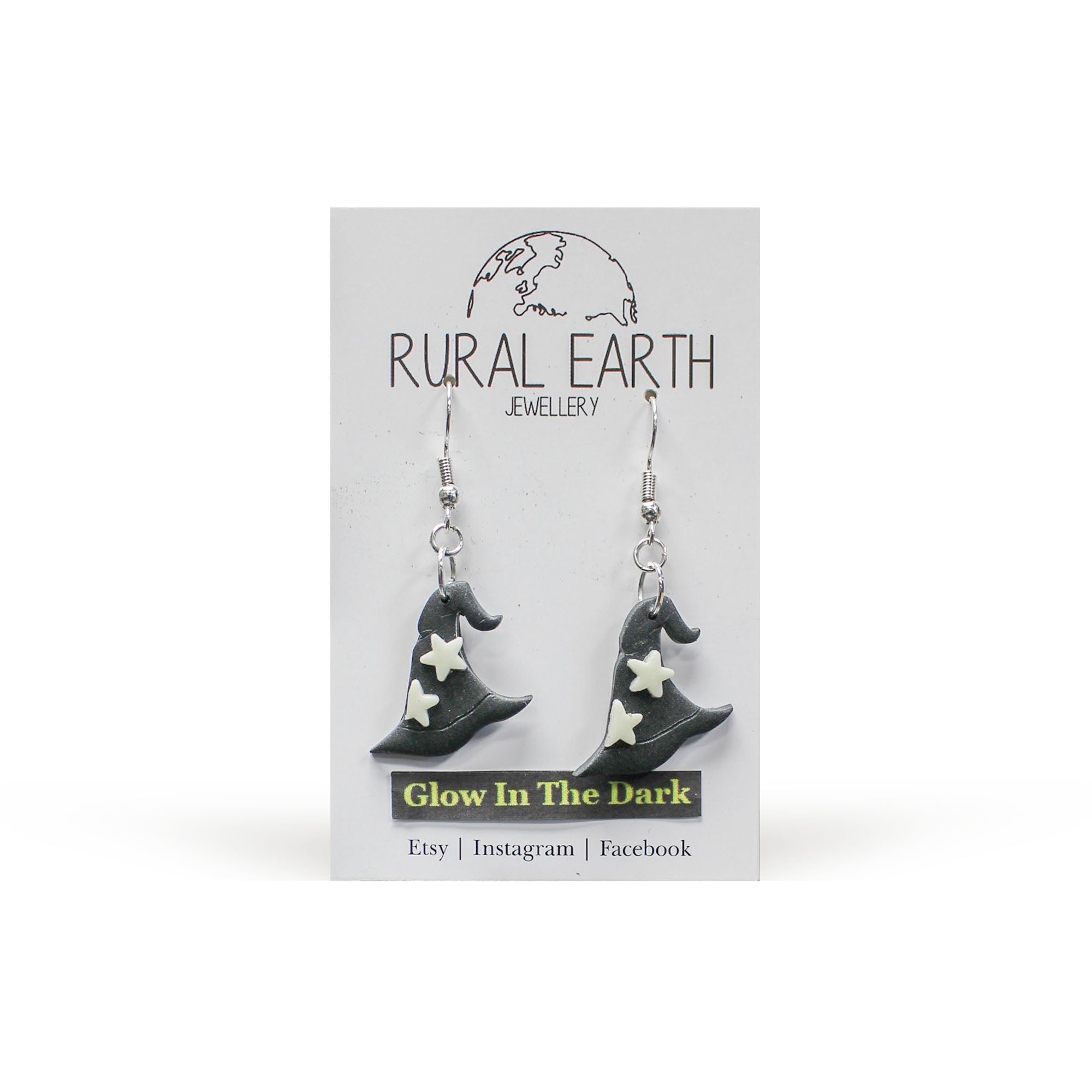 Rural Earth Witches Hats Drop Earrings