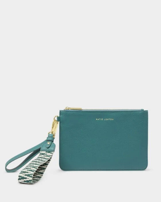 Katie Loxton Hallie Wristlet Pouch Teal