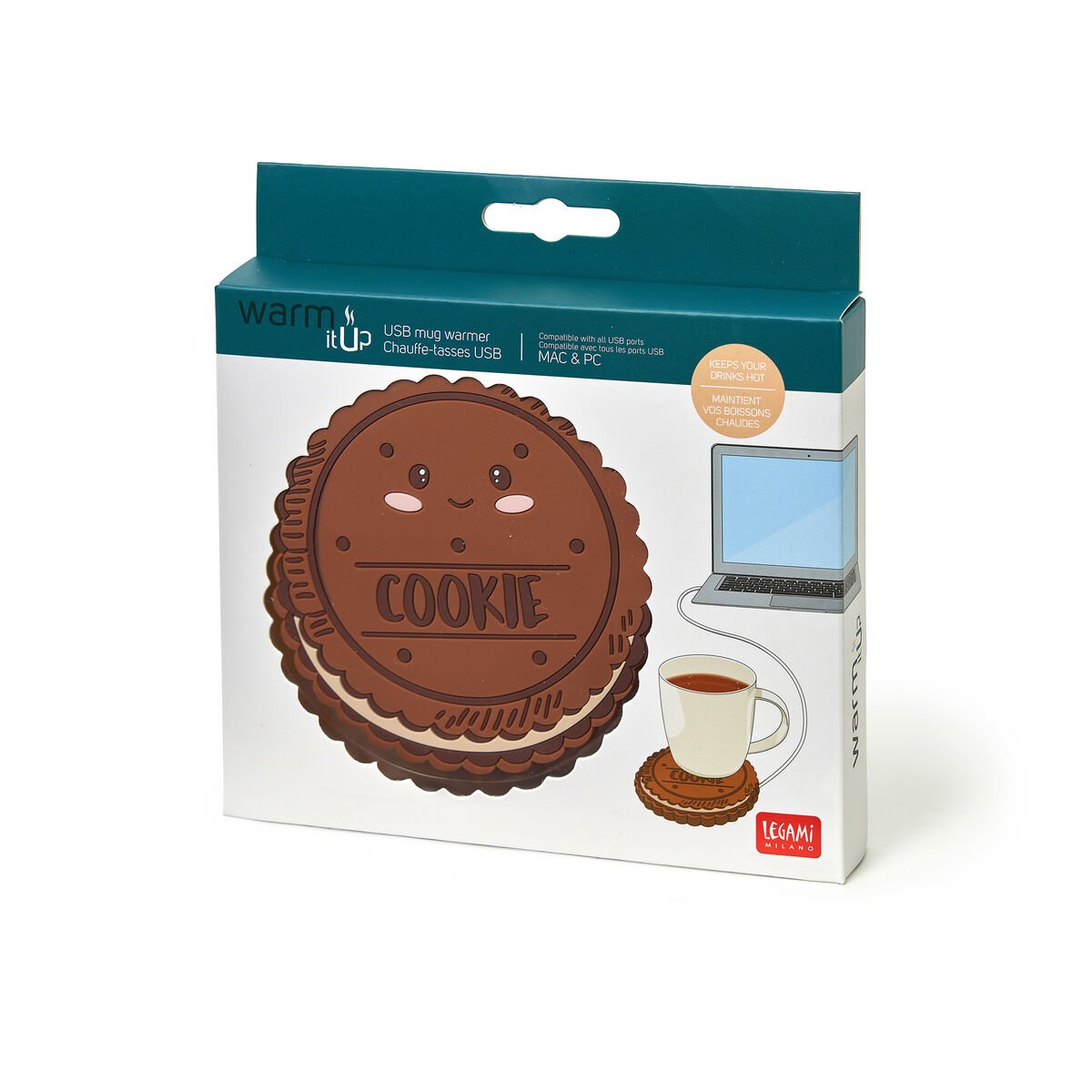 Legami USB Warm It Up Cookie Mug Warmer