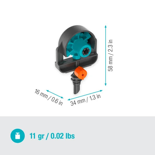 Gardena 6 in 1 Spray Nozzle 2pk