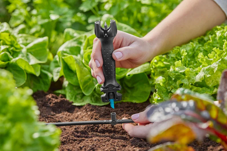 Gardena T-Joint for Spray Nozzles / Endline Drip Heads 4.6 mm (3/16") 5pk