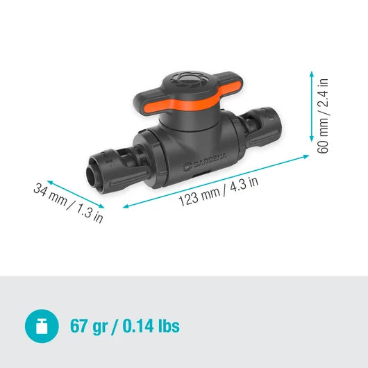 Gardena Shut-Off/Regulation Valve 13 mm (1/2")