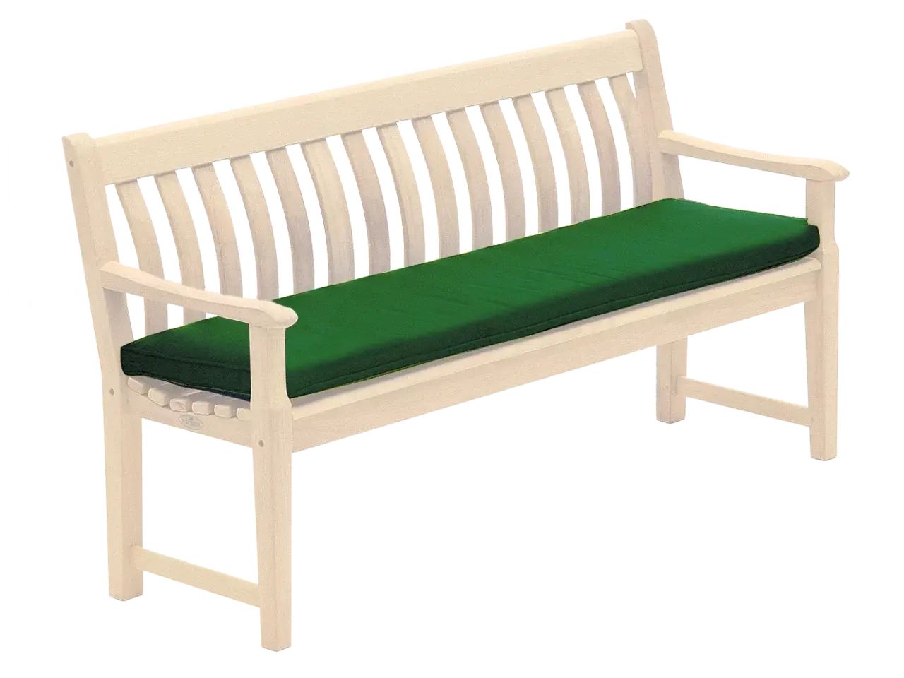 Alexander Rose Olefin Bench Cushion Green 5'