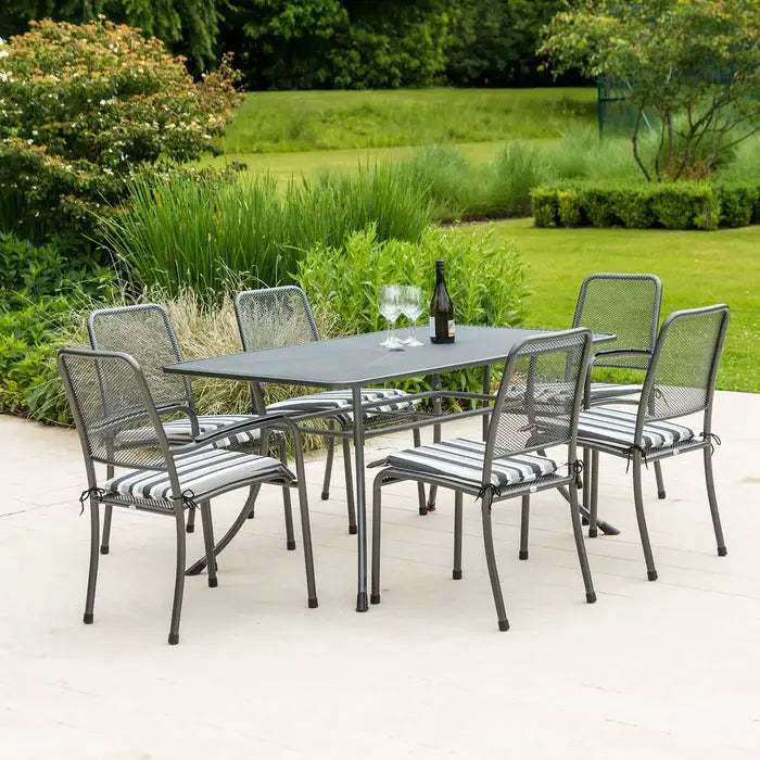 Alexander Rose Portofino 6 Seat Rectangular Dining Set