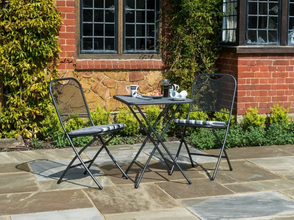 Alexander Rose Portofino Tea For 2 Folding Bistro Set