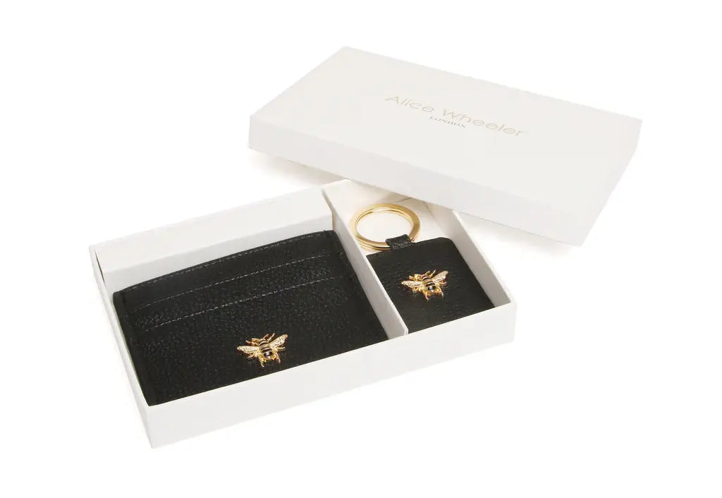 Alice Wheeler Bow Card Holder & Key Ring Gift Set