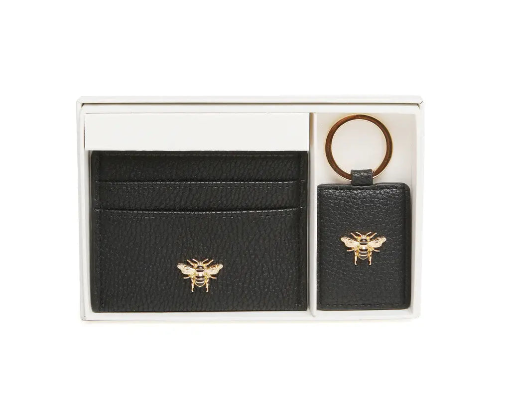 Alice Wheeler Bow Card Holder & Key Ring Gift Set