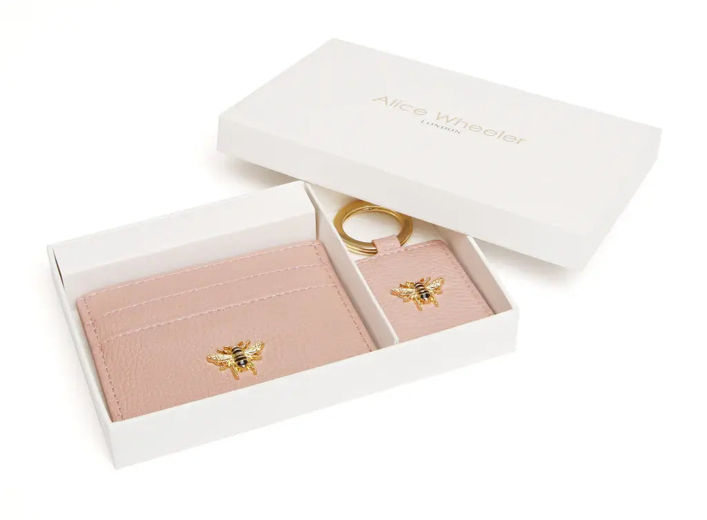 Alice Wheeler Bow Card Holder & Key Ring Gift Set