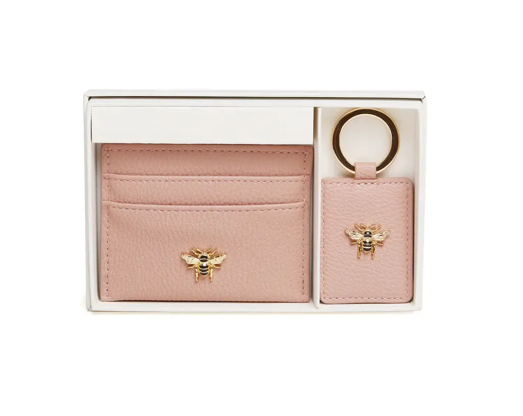 Alice Wheeler Bow Card Holder & Key Ring Gift Set
