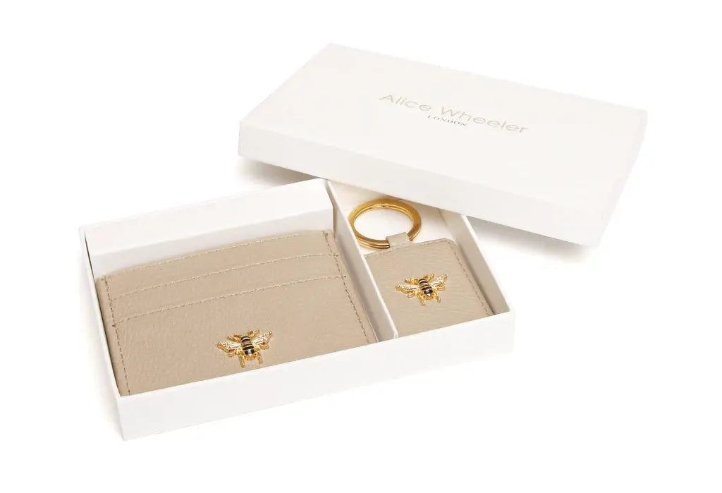 Alice Wheeler Bow Card Holder & Key Ring Gift Set