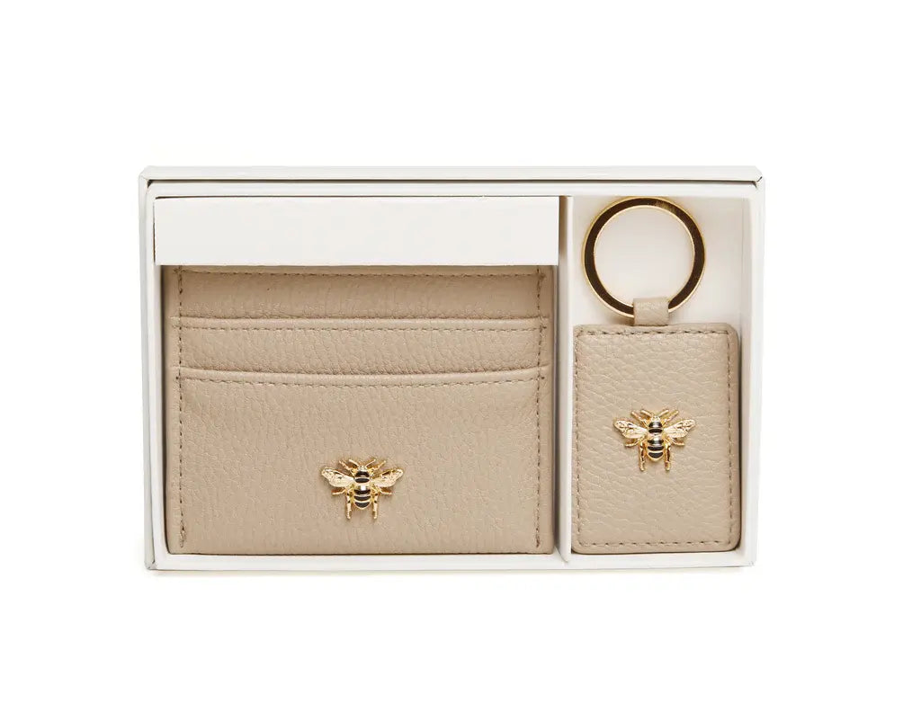 Alice Wheeler Bow Card Holder & Key Ring Gift Set