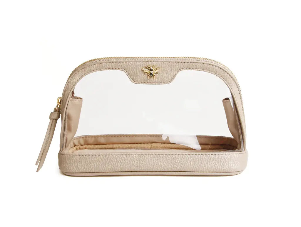 Alice Wheeler Clear Beauty Case/Make Up Bag