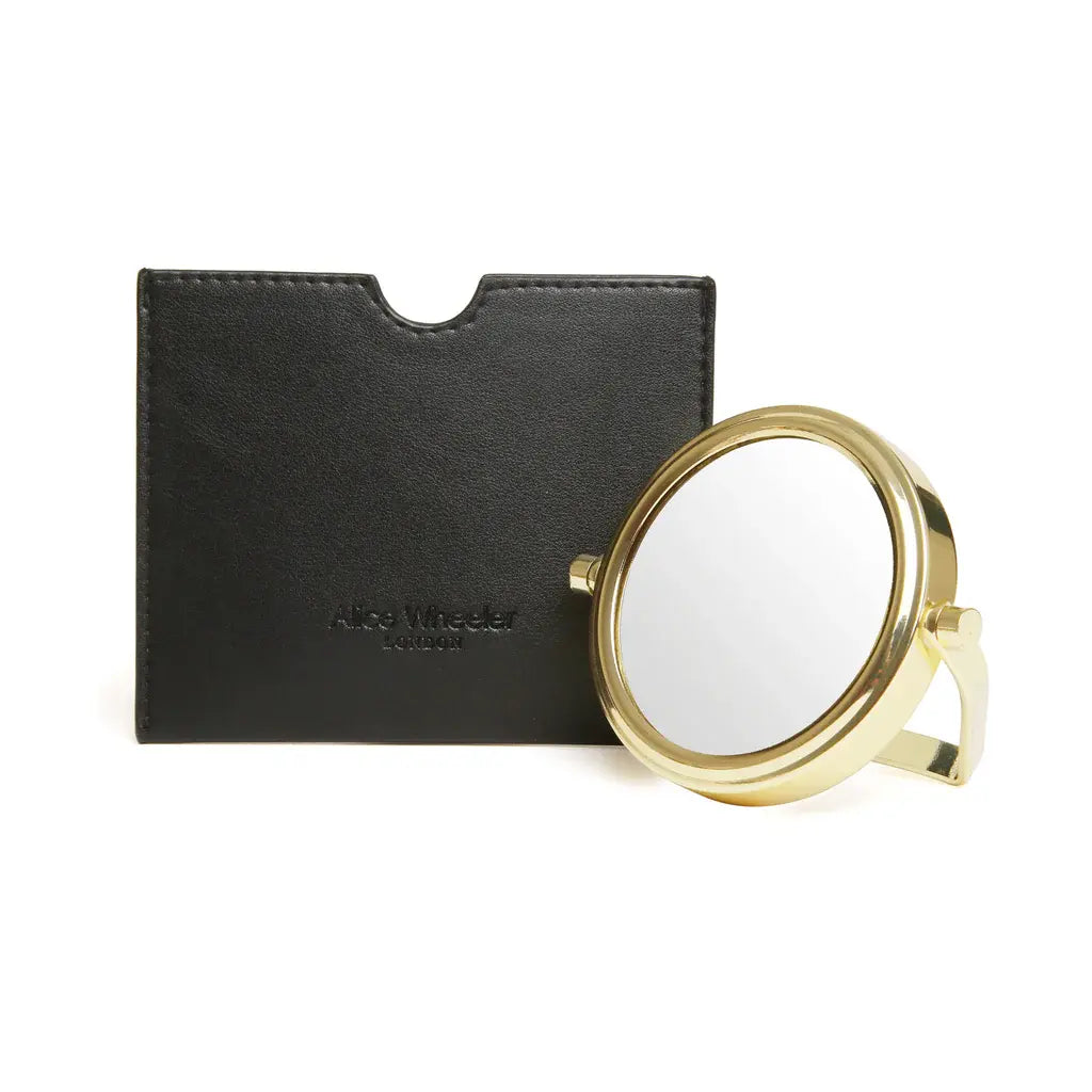 Alice Wheeler Venice Mirror Pouch Black