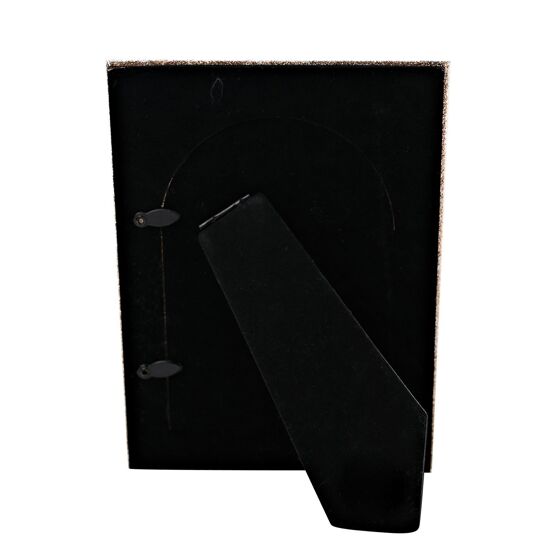 Amore White Floral Glass Arch Photo Frame 5x7"