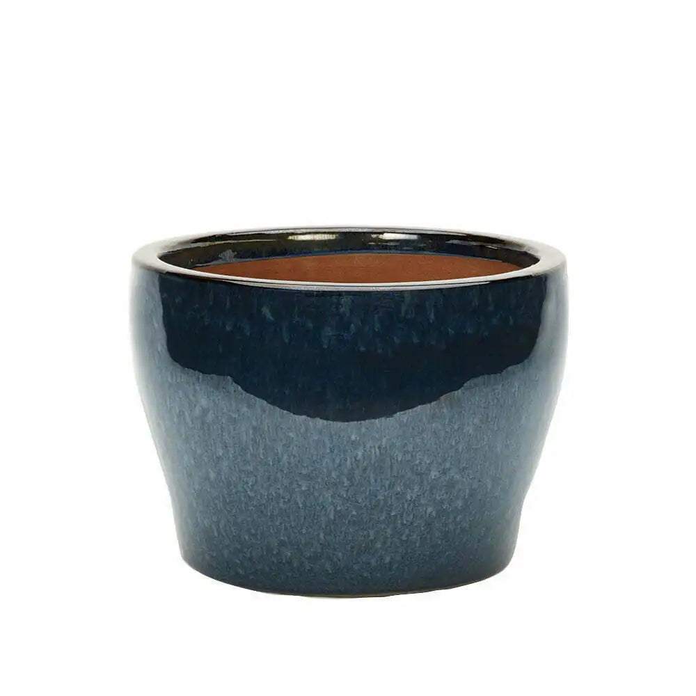Apta Peacock Low Glazed Planter