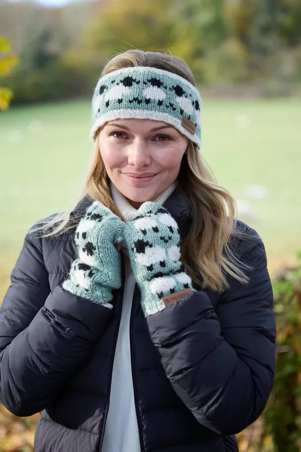 Pachamama Merino Sheep Handwarmer Green