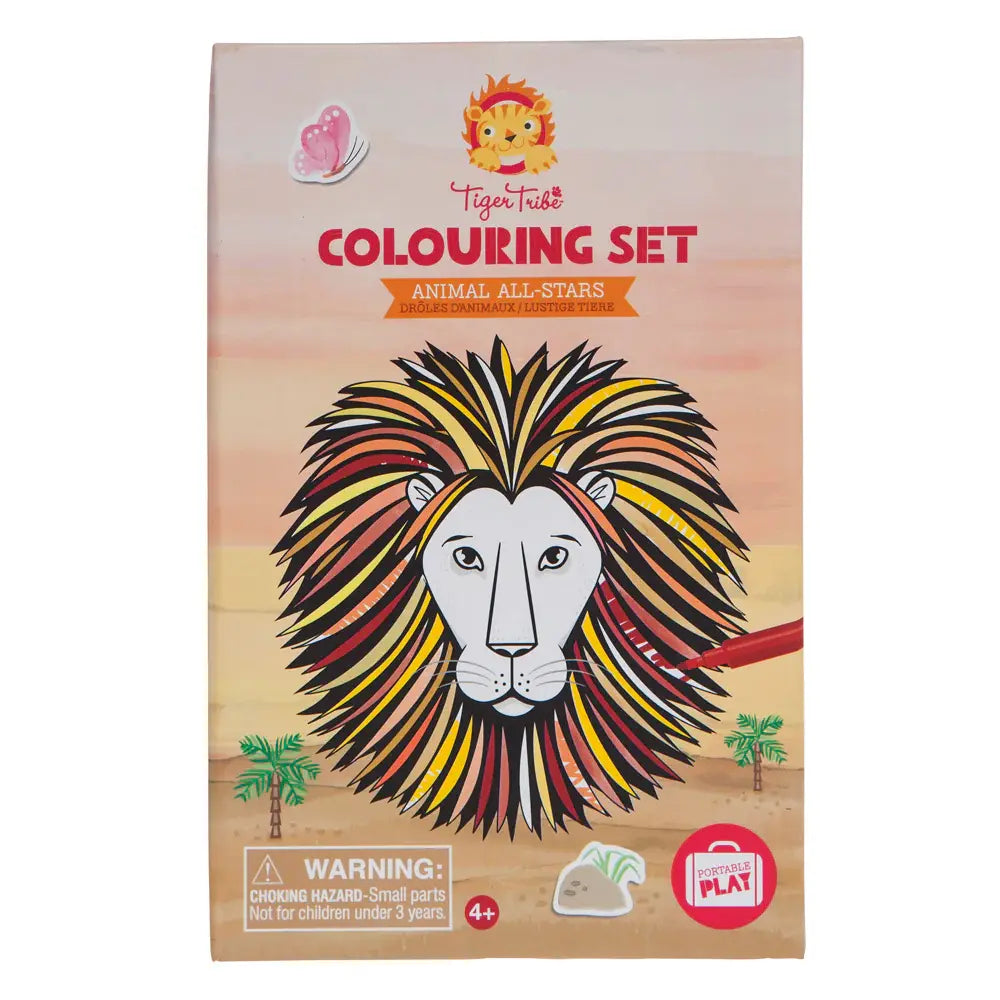 Bigjigs Colouring Set - Animals All-Stars