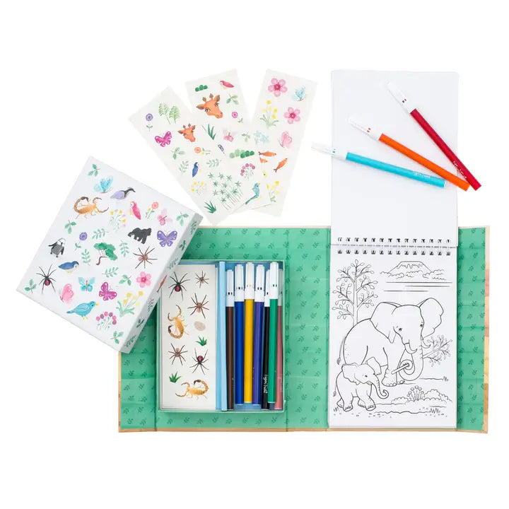 Bigjigs Colouring Set - Animals All-Stars